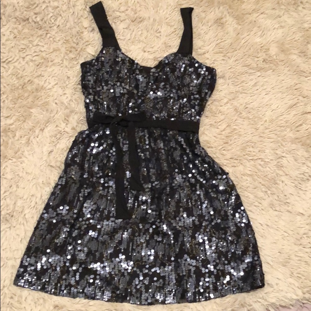 Express Sequin Cocktail Dress